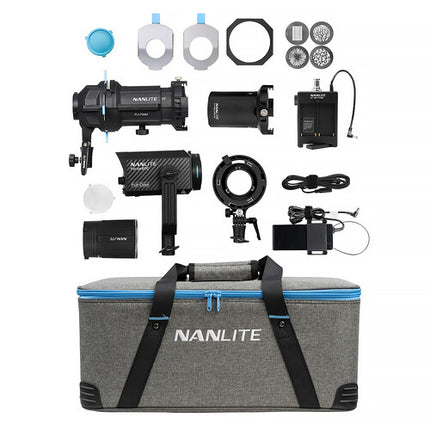 Nanlite Forza 60C Iluminación LED RGB 12810 Lux Control App Kit Proyección
