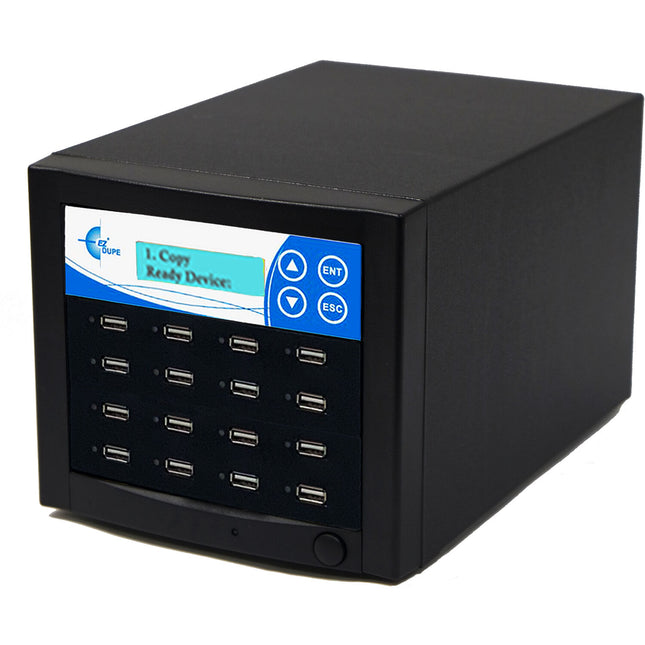 EZ Dupe 15 Target Duplicador USB 15 Copias 2GB Min Panel LCD