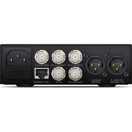 Blackmagic Design Teranex Mini Convertidor SDI 12G a Analógico 4K PoE Rack 1U
