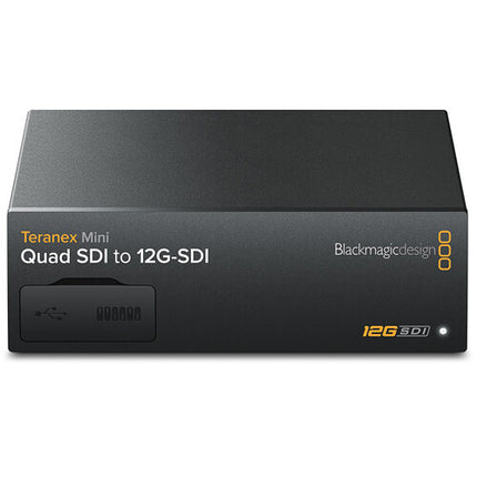 Blackmagic Design Teranex Mini Quad SDI a SDI 12G Convertidor 4K UHD 24-bit 48kHz