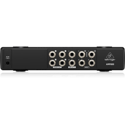Behringer AMP800 Amplificador de Auriculares Estéreo 4 Canales 8 Salidas LED