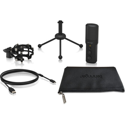 Behringer BU200 Micrófono USB Condensador Cardioide 50 Hz 17 kHz con Soporte