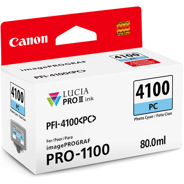 Canon PFI-4100 Depósito de Tinta Pigmentada Fotos 80mL para imagePROGRAF PRO-1100