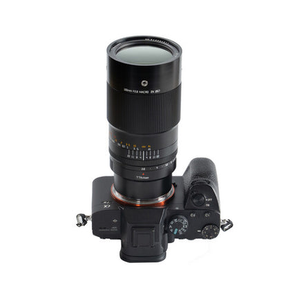 TTArtisan 100mm f2.8 Lente Macro Sony E Full Frame 2x Factor 12 Cuchillas