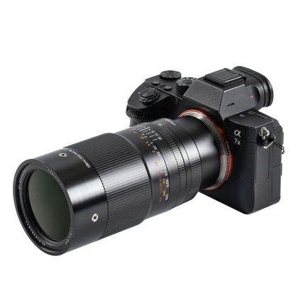 TTArtisan 100mm f2.8 Lente Macro Sony E Full Frame 2x Factor 12 Cuchillas