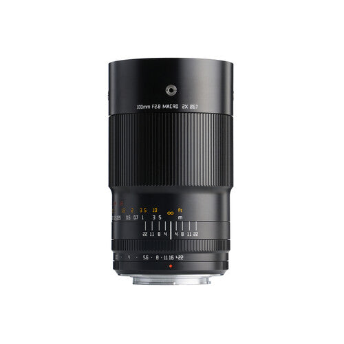 TTArtisan 100mm f2.8 Lente Macro Full-Frame 2x Magnificación con Soporte Cold Shoe