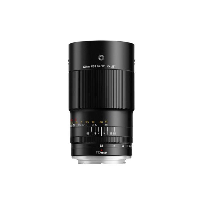 TTArtisan 100mm f/2.8 Objetivo Macro Nikon F con Aumento 2x y Montura Cold Shoe