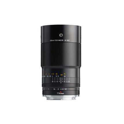TTArtisan 100mm f/2.8 Objetivo Macro Nikon F con Aumento 2x y Montura Cold Shoe