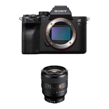 Cámara Sin Espejo Sony a7R IVA 61MP Sensor 4K con Lente 50mm f/1.4