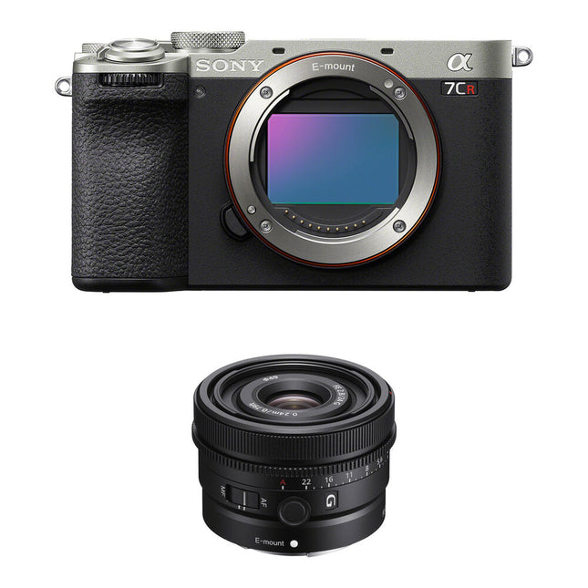 Sony a7CR Cámara Sin Espejo 61MP Sensor 7 Stops Estabilización 24mm f2.8 Lens Kit