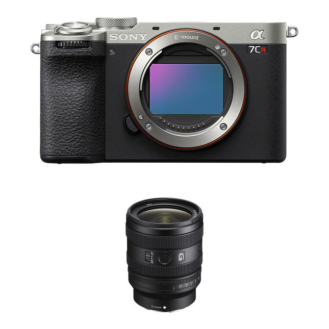 Sony a7CR Cámara sin Espejo 61MP Sensor Completo 24-50mm f2.8 Kit Plata