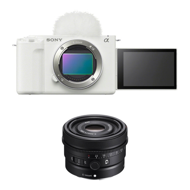 Sony ZV-E1 Cámara Sin Espejo Full-Frame 12MP Vídeo 4K120fps Kit 50mm f2.5 Blanca