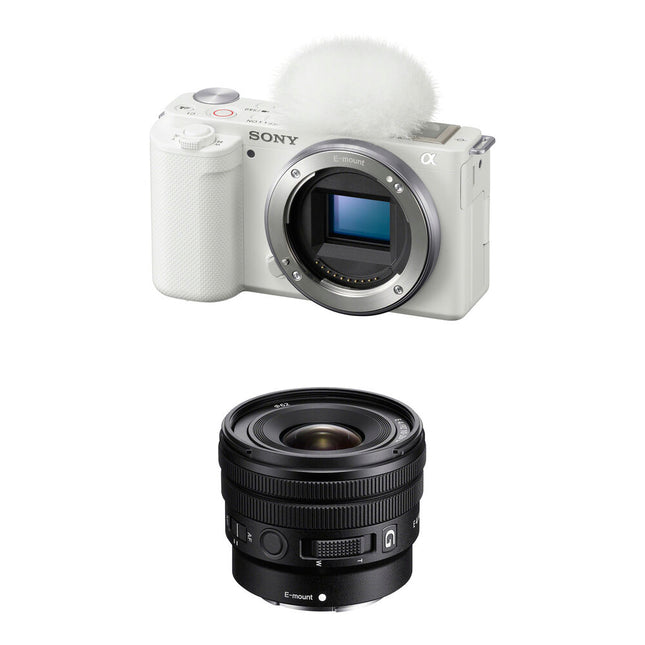 Sony ZV-E10 Cámara sin Espejo 24.2MP Vídeo 4K 10-20mm f4 Kit Blanco