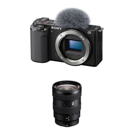 Sony ZV-E10 Cámara sin Espejo 24.2MP 4K 16-55mm f2.8 Kit Negra