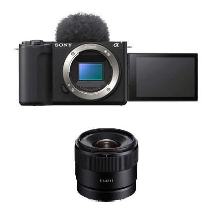 Sony ZV-E10 II Cámara sin Espejo 26MP 4K60 con Lente 11mm f1.8 Negra