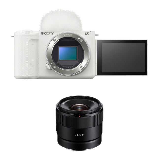Sony ZV-E10 II Cámara sin Espejo 26MP UHD 4K60 Pantalla Táctil 11mm f/1.8 Blanca