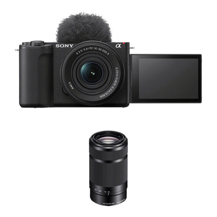 Sony ZV-E10 II Cámara Sin Espejo con Lentes 16-50mm y 55-210mm 26MP 4K60 UHD