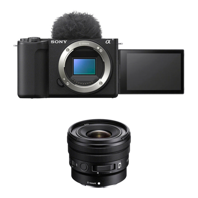 Sony ZV-E10 II Cámara Sin Espejo 26MP UHD 4K60 con Lente 10-20mm f/4