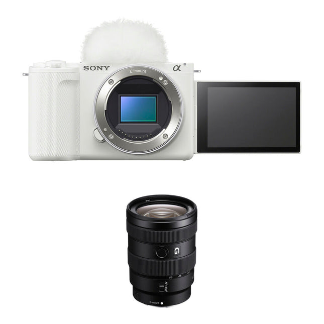 Sony ZV-E10 II Cámara sin Espejo 26MP UHD 4K60 16-55mm F28 Blanco