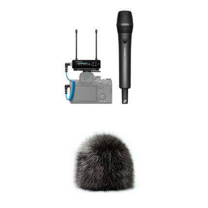 Sennheiser EW-DP 835 SET Micrófono Inalámbrico Digital Cámara 12H Batería Big Windbubble