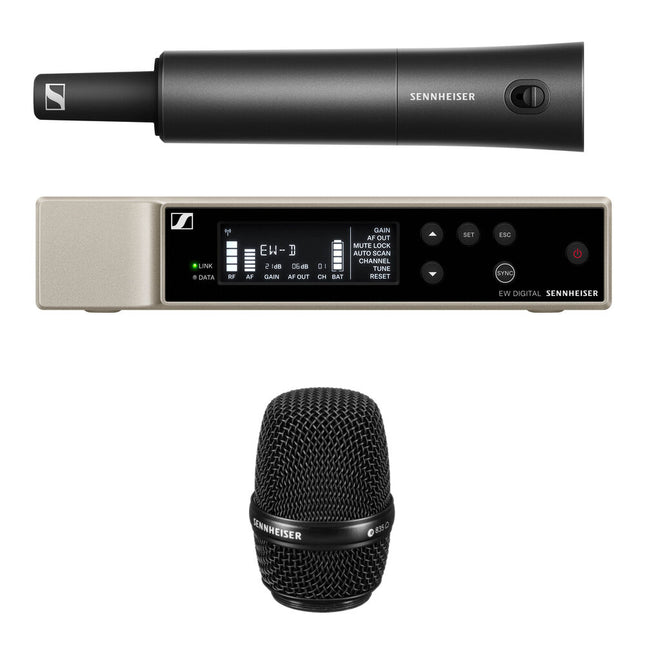 Sennheiser EW-D 835-S Micrófono Inalámbrico Digital Mano con Capsule MMD 835 y Alcance 330 Pies
