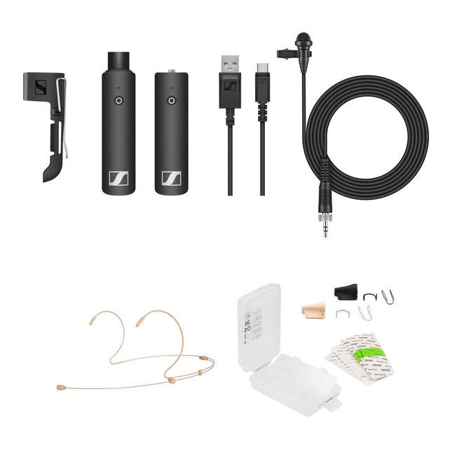 Sennheiser XSW-D Lavalier Sistema Micrófono Digital Inalámbrico 250' Alcance Kit Oculto