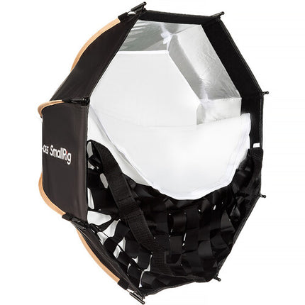 SmallRig LA-O65 Softbox Octogonal 25.6 Pulgaderas Con Difusores y Rejilla Honeycomb