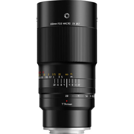 TTArtisan 100mm f/2.8 Lente Macro Teleobjetivo 2x con Montura para Zapata Fría para FUJIFILM X