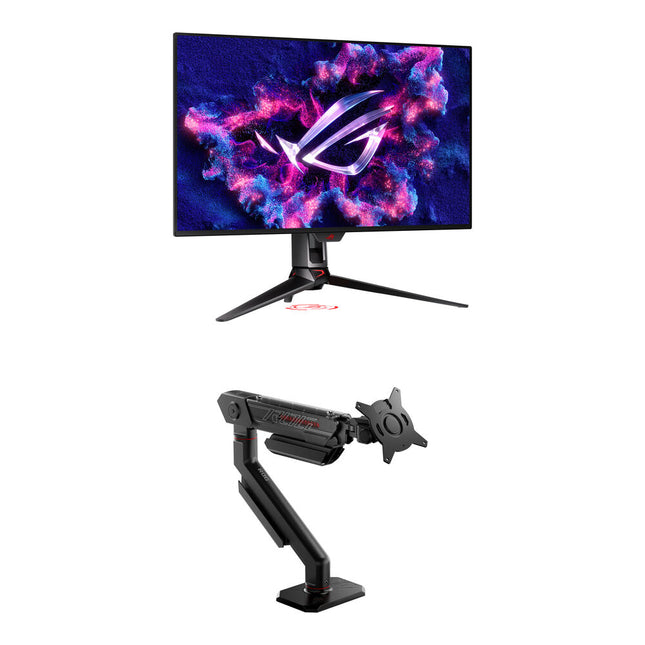 ASUS ROG Swift 31.5" OLED 4K HDR 240 Hz Monitor Gaming con Brazo Ergo AAS01