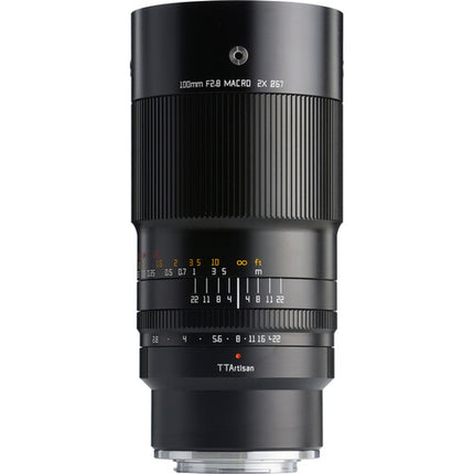 TTArtisan 100mm f/2.8 Lente Macro Teleobjetivo 2x con Montura para Zapata Fría para FUJIFILM X