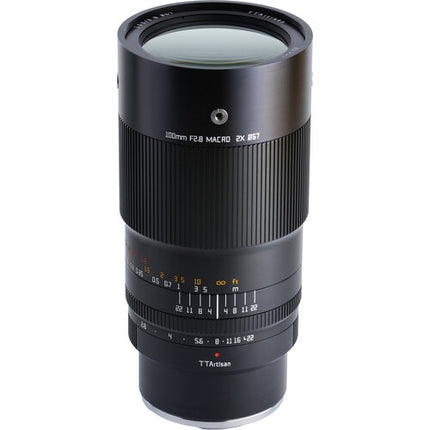 TTArtisan 100mm f/2.8 Lente Macro Teleobjetivo 2x con Montura para Zapata Fría para FUJIFILM X