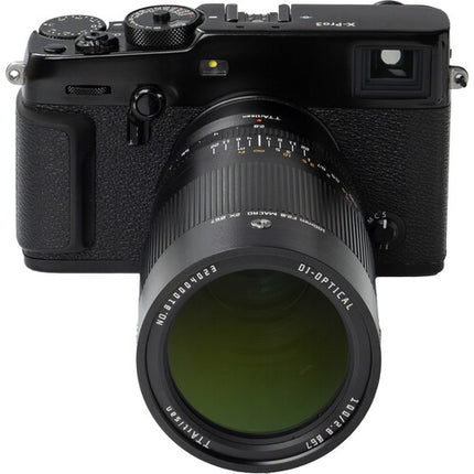 TTArtisan 100mm f/2.8 Lente Macro Teleobjetivo 2x con Montura para Zapata Fría para FUJIFILM X