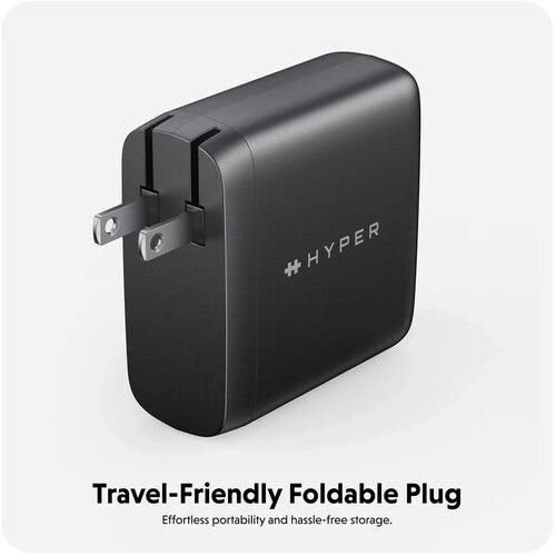 HYPER HyperJuice Cargador USB-C GaN 100W con Cable 6.6 pies