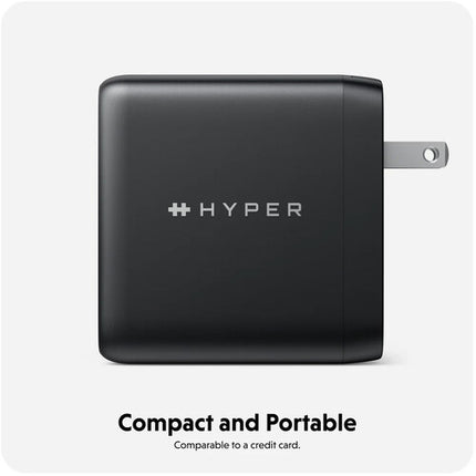 HYPER HyperJuice Cargador USB-C GaN 100W con Cable 6.6 pies