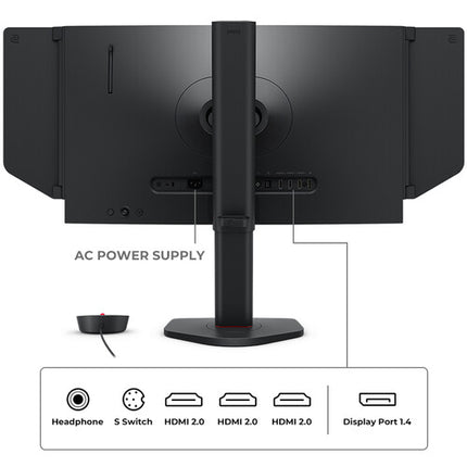 BenQ XL2566X+ Monitor Gaming 24.1" Full HD 400 Hz DyAc+ con Accesorios