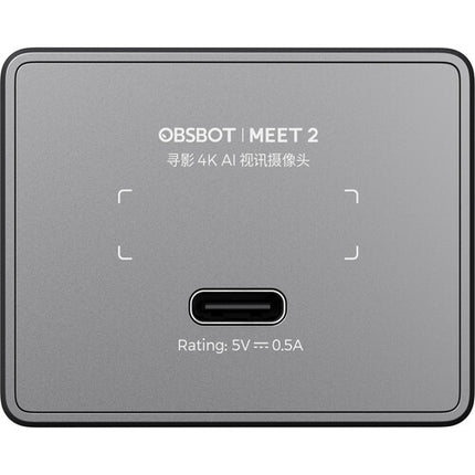 OBSBOT Meet 2 Webcam 4K UHD 30 fps Zoom 4x con Capa de Privacidad Magnética