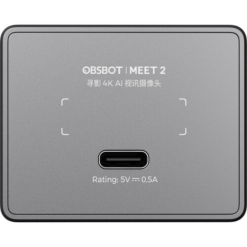 OBSBOT Meet 2 Webcam 4K UHD 30 fps Zoom 4x con Capa de Privacidad Magnética