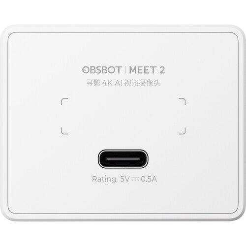 OBSBOT Meet 2 Webcam 4K UHD 30 fps con Montura Magnética y Privacidad