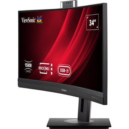 ViewSonic VG3457CV Monitor Curvo Ultrapanorámico 34" WQHD 100Hz USB-C 100W