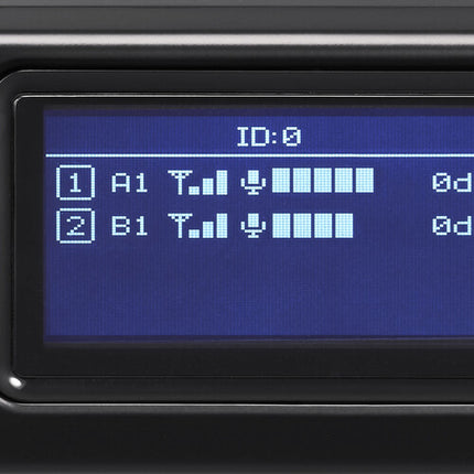 Audio-Technica ATW-R1440 Receptor Inalámbrico Digital 4 Canales 2.4 GHz OLED Panel