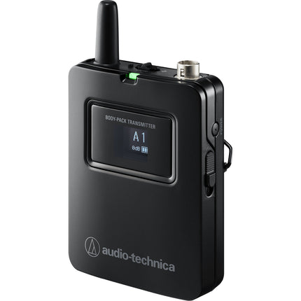Audio-Technica ATW-T1401 Transmisor Corporal Inalámbrico Digital 15 Horas Batería