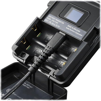 Audio-Technica ATW-T1401 Transmisor Corporal Inalámbrico Digital 15 Horas Batería