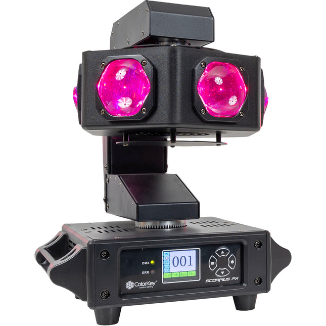 ColorKey Scorpius FX Cabeza Móvil LED RGBW 6x40W Pan 540° Tilt 320°