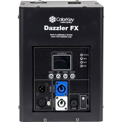 ColorKey Dazzler FX MK2 Máquina de Chispas Frías Altura 15 Pies 2 Unidades con Estuche Rigido