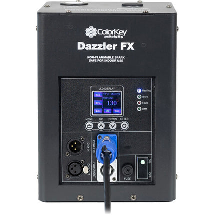 ColorKey Dazzler FX MK2 Máquina de Chispas Frías Altura 15 Pies 2 Unidades con Estuche Rigido