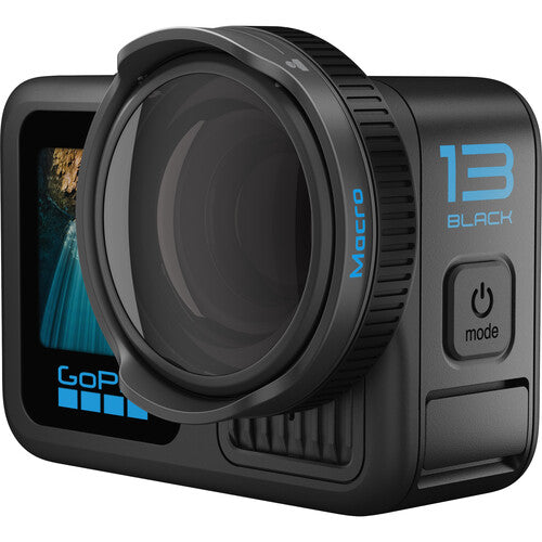 GoPro Macro Lens Mod para HERO13 Black Lente Macro 4.33 a 2.5 Pies con Tapas Protectores