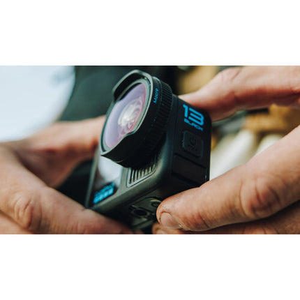 GoPro Macro Lens Mod para HERO13 Black Lente Macro 4.33 a 2.5 Pies con Tapas Protectores