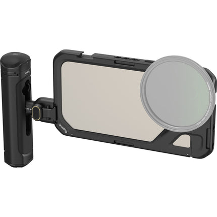 SmallRig Kit de Video Móvil con Mango Wireless para iPhone 15 Pro Max