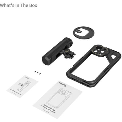 SmallRig Kit de Video Móvil con Mango Wireless para iPhone 15 Pro Max