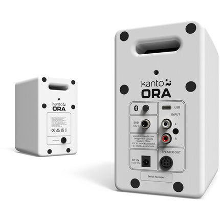 Kanto Living ORA Altavoces Activos Inalámbricos de Escritorio 50W RMS Blanco Mate